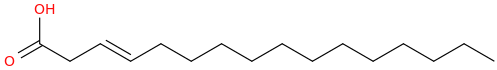 3 hexadecenoic acid, (3e) 